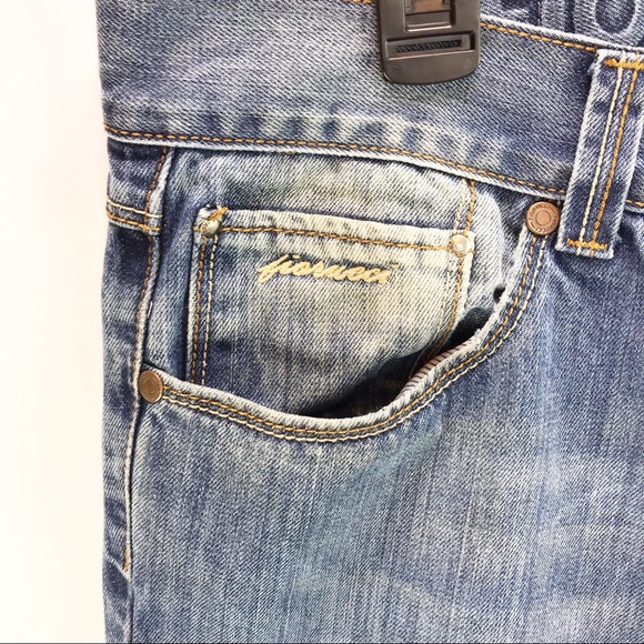 Fiorucci F&J Italian Designed Blue Jeans Size 32 - Picture 2 of 8